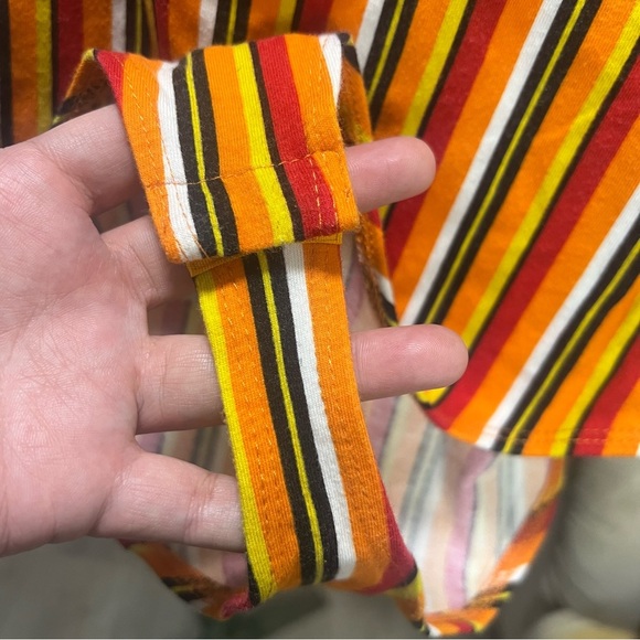 BLUENOTES Colorful Striped Bodysuit size Small Summer Wear Stripes Bright Colors - Picture 7 of 9